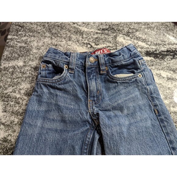 Levi's 549 Kids Boy's Relaxed Fit Straight Leg Denim Jeans Size 6 Slim - Picture 2 of 7